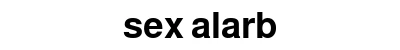 sex alarb